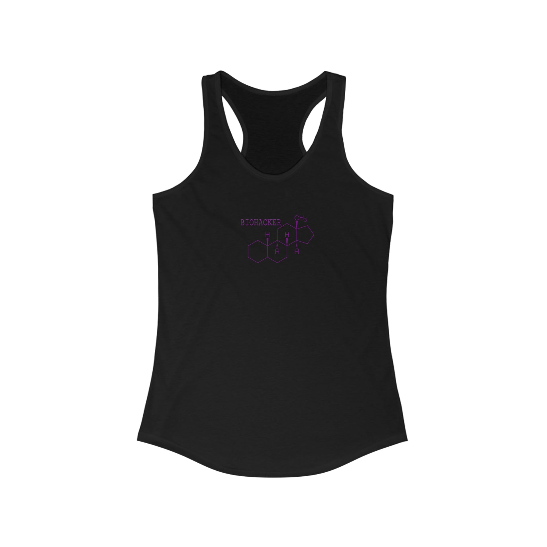Estrogen bio hacker Women's Ideal Racerback Tank
