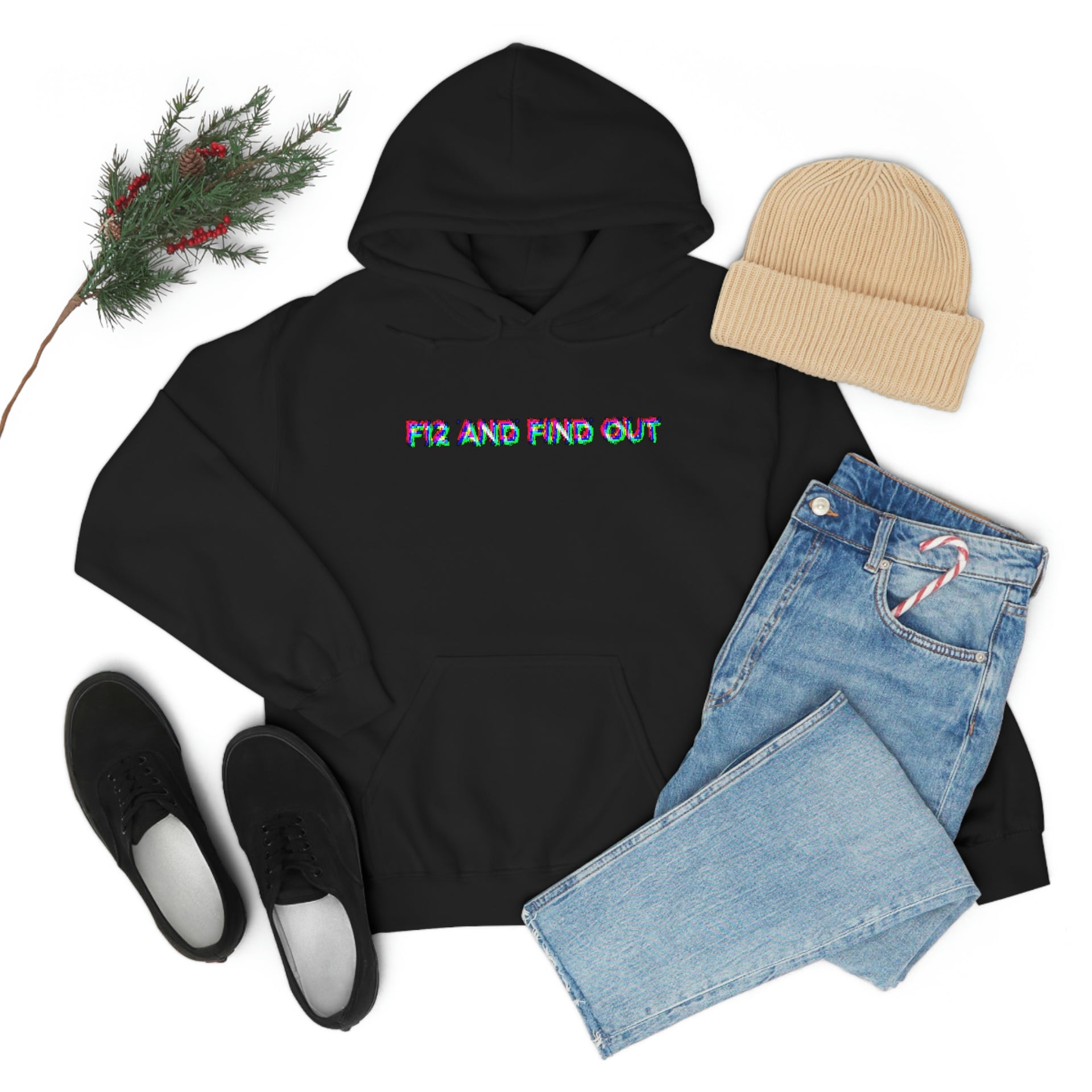 F12 and Find Out Unisex Hooded Sweatshirt