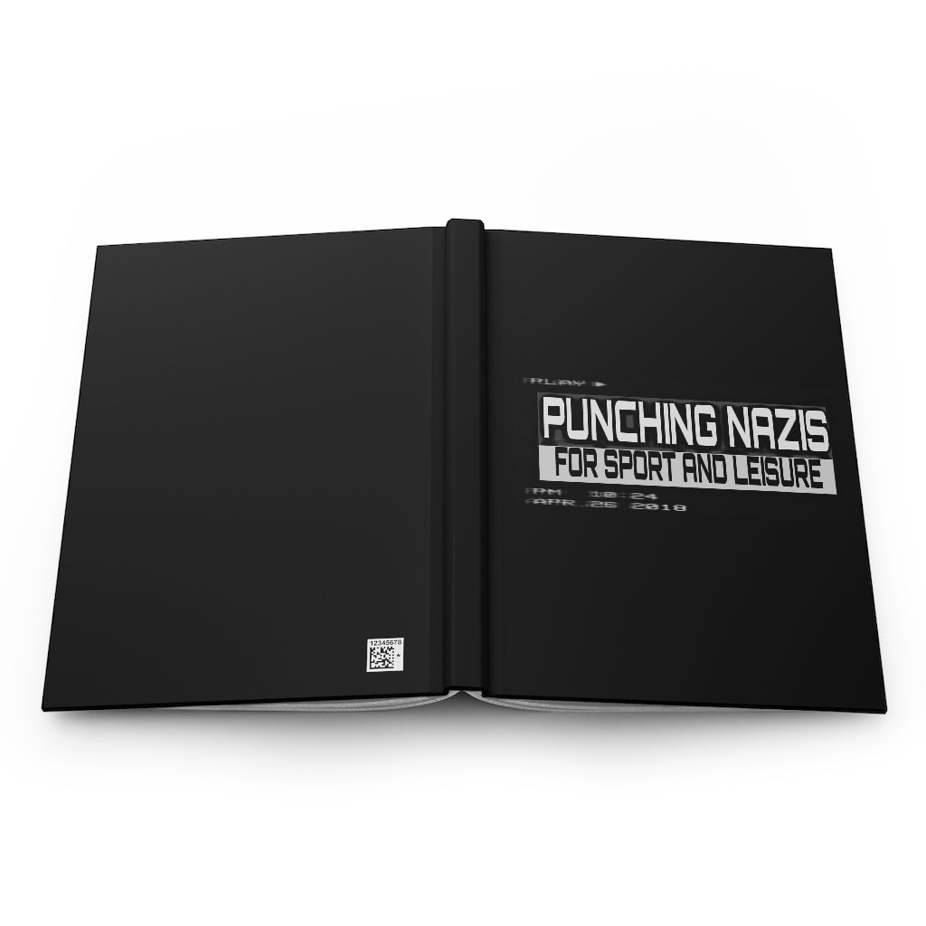 Punching Nazis Hardcover Journal Matte
